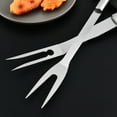 Metal Chef Kitchen Meat Carving Roasting Sticks Outdoor Bbq Grillk Mini