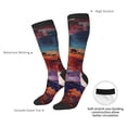 thumbnail image 4 of Sikiie Cultural Silhouette Journey Knee Socks, High Socks Long Stretchy Sock Women Knee High Stocking, Long Socks for Women, 4 of 6