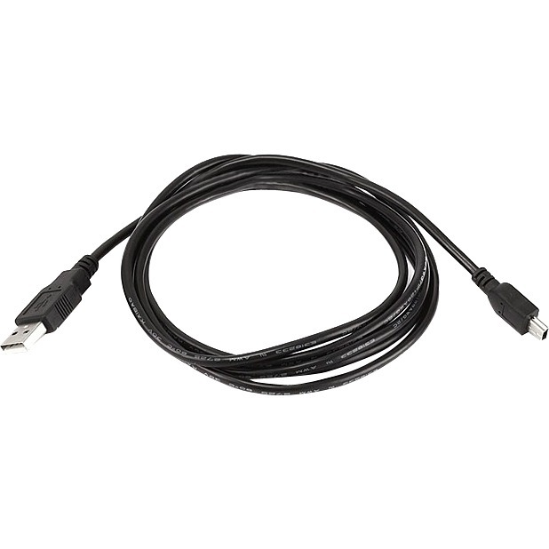 Monoprice USB A To Mini-B 2.0 Cable - 6 Feet - Black | 5-Pin 8/28AWG ...