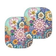 thumbnail image 7 of Binienty Boho Mandala Windshield Sun Visor for Car Front Window Foldable 2 Pieces Car Shield Sun Protector Heat Reflector-Keep Your Vehicle Cool, 7 of 7
