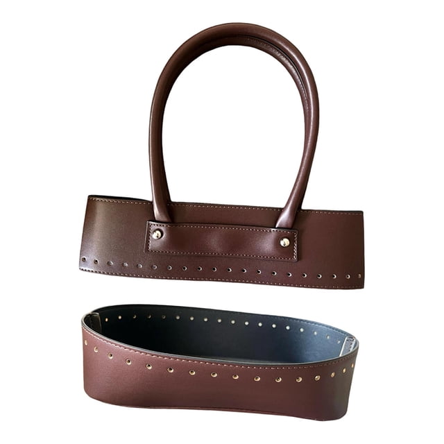 yuksok DIY Handbag Making Material Kit Bag Bottom and Handle for Shopping Repairing Coffee