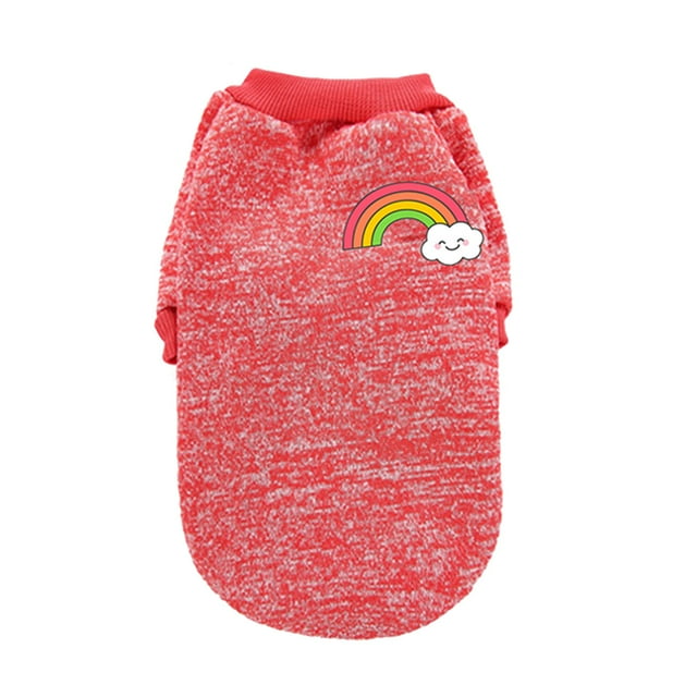 Billuyoard Ropa para perros, suéter para mantener el calor para mascotas, dulce regalo, chaleco transpirable para cachorros, camisa para Ropa para mascotas Gran rojo METRO