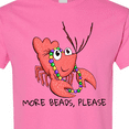 thumbnail image 4 of Inktastic More Beads, Please Cute Mardi Gras Crawfish T-Shirt, 4 of 5