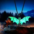 thumbnail image 5 of Yika Halloween Decorations Halloween Dark Glowing Bats Pendant Cool Street Festival Necklace Accessory, 5 of 8