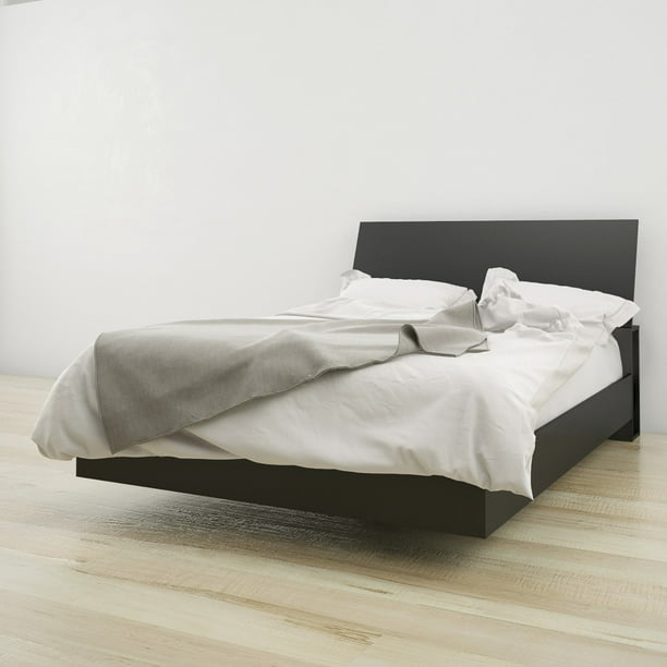 Nexera Corbo Platform Bed And Heaboard, Nexera Alibi Platform Bed With Optional Modern Headboard And Footboard