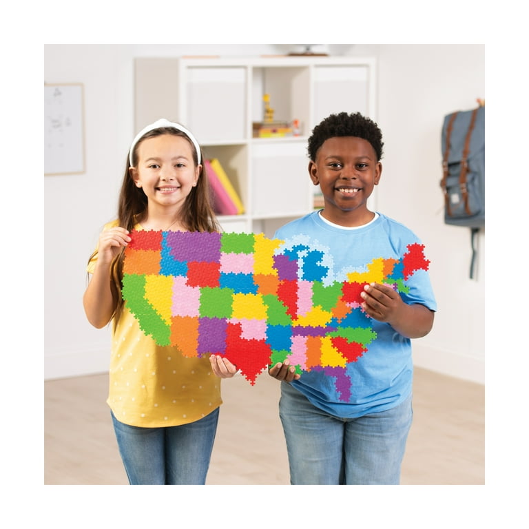 Plus-Plus Puzzle By Number - Map of the United States: 1400 Pcs