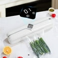 thumbnail image 1 of Machine de Scellage sous Vide, Scelleuse Alimentaire, Modes Aliments Secs et Humides avec Kit, Facile à Nettoyer, Voyants Led, Blanc, 1 of 8