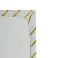 thumbnail image 3 of Ambesonne Striped Fitted Sheet, Geometric and Modern, Full Size, White and Yellow, 3 of 3