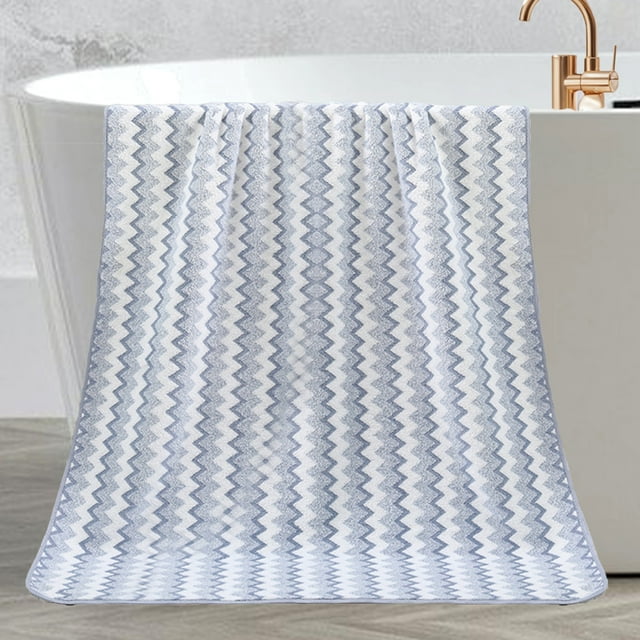Fiudx Juego de Toallas de Baño, Lujosa Toalla de Algodón Suave, Toalla Grande de Baño Altamente Absorbente, Diseño de Doble Costura Resistente, Ideal para Ducha, Piscina y Playa, Regalo Familiar Esen