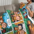 thumbnail image 3 of ¡Corre, Charlie Brown! (2) anti-pilling, suave, ligera, esponjosa y acogedora de lujo para hogar y cocina – Perfecta para niños y adultos,50X70cm, 3 of 6