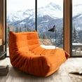 thumbnail image 2 of KPIBEST Orange Bean Bag Chair - Microfiber, 2 of 10