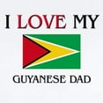 thumbnail image 2 of CafePress - I Love My Guyanese Dad Infant Bodysuit - Baby Light Bodysuit, Size Newborn - 24 Months, 2 of 4