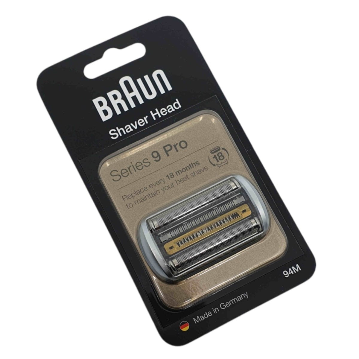 Braun Series 9 Pro Replacement Shaver Head Cassette, 94M Silver