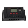 thumbnail image 1 of 30A Solar Charge Controller, 12V/24V Smart Battery Charge Regulator with 2 USB Ports, 1 of 4