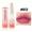 C, variant on pstuiky Lip Stain Marker, 4-color Warm Lip Balm Glitter Antidrying Long-lasting Hydrating Jelly Lipstick Lip Liner and Lipstick Combo