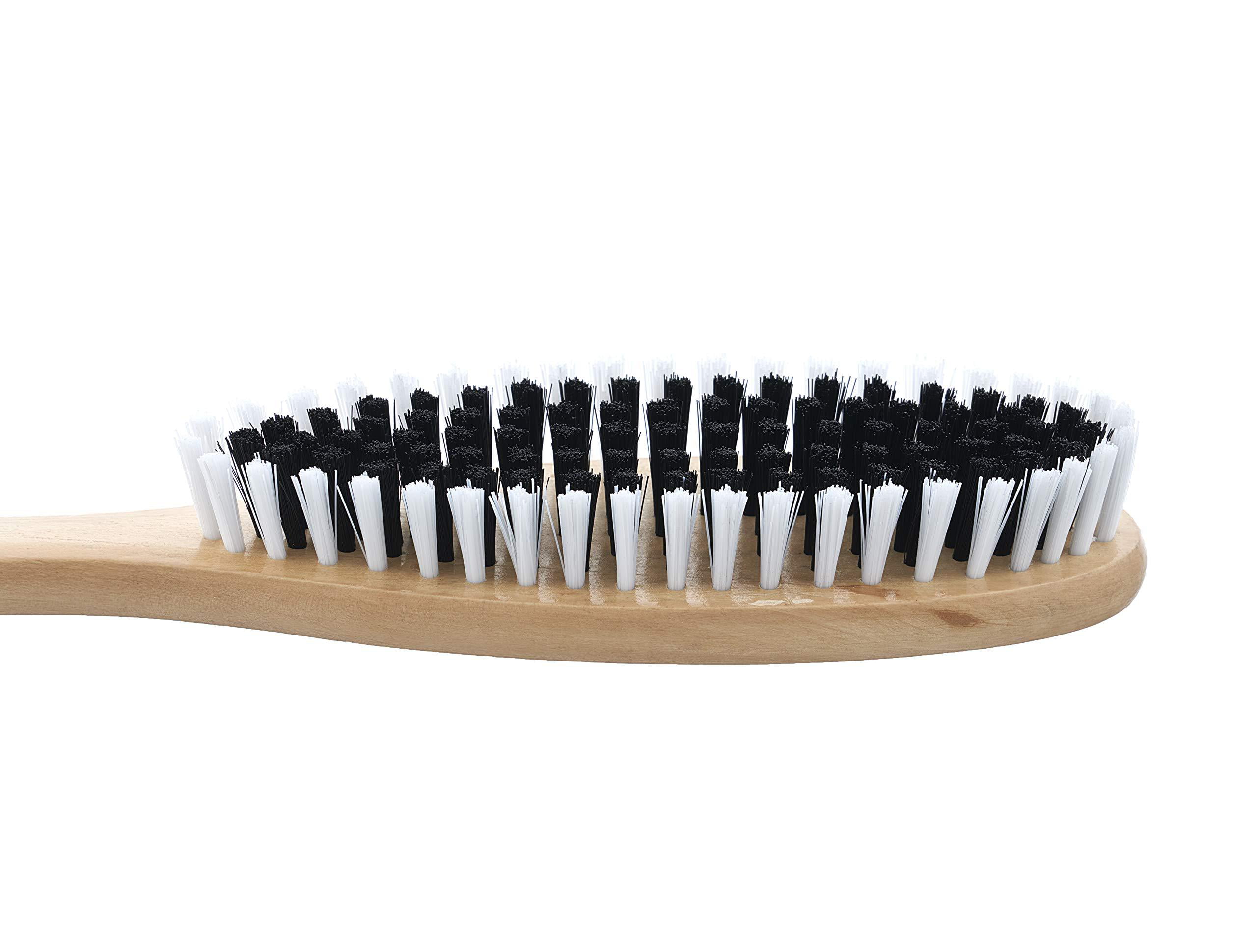ARIX Clothes Brush With Synthetic Bristles Semi-Soft with Wooden Handle 
