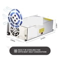 thumbnail image 4 of 1200W Switching Power Supply DC 12V 18V 24V 36V 48V 60V 70V 72V AC 100-240V SMPS CNC Adjustable For LED Stirp Motor
--------
, Protect Electronic Device, 4 of 5