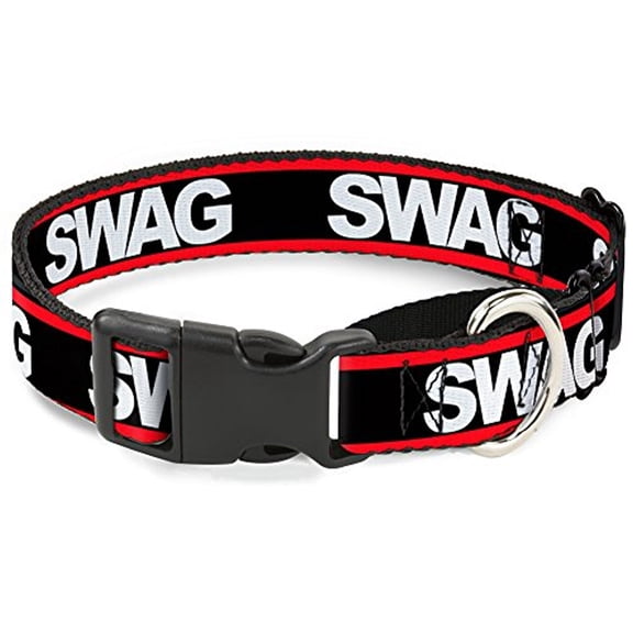 buckle-down "swagg stripe" martingale dog collar