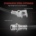thumbnail image 4 of A-Premium Rear Center Brake Hydraulic Hose Compatible with Select Ford Models - Excursion 2000-2005, For F-250 Super Duty 1999-2004, For F-350 Super Duty 1999-2004, 4WD - Replace# F81Z2282KA, 4 of 8