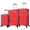 Red, variant on TUCCI ITALY Avenza 3-Piece 20/24/28" Unisex Adult Lightweight Suitcase Set, Hardside Spinner - Red