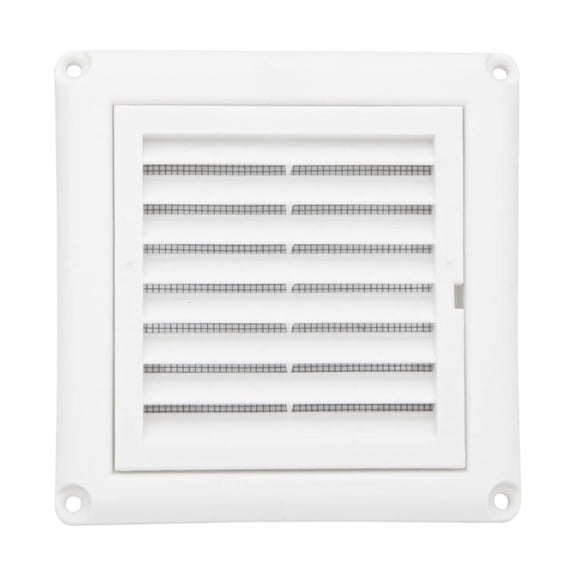 Fiocias Dryer Vent Cover 4 Screws Outdoor Exhaust Cap Accessories Exterior Wall Air Vent 5 inch Opening