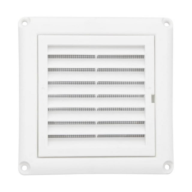 Tapa de ventilación de secadora, tapa de ventilación exterior de alto rendimiento con accesorios de pantalla Apertura de 4 pulgadas