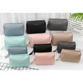 thumbnail image 5 of Large Capacity Leather Makeup Bag, Portable Travel Cosmetic Organizer, Multifunctional Toiletry Bag for Women and Girls, Waterproof PU Leather, Multi-Pocket Storage, Travel Friendl Makeup Organizers, 5 of 6