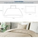 thumbnail image 5 of Juego de Funda Duvet Bluelander para Edredon Individual, Funda para Almohada, Diseño de Líneas, Beige, 5 of 5