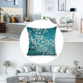 thumbnail image 3 of tree white flowers linen toss pillowcase decoration pillowcase gifting preferred 24x24 inch cushion cover sofa pillowcase sofa bedroom living room car, 3 of 8
