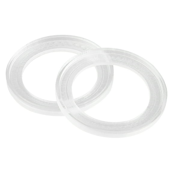 Pair 2.5 Inch Car White Clear Speaker Spacer Ring Mounting Spacer Acrylic 60mm ID