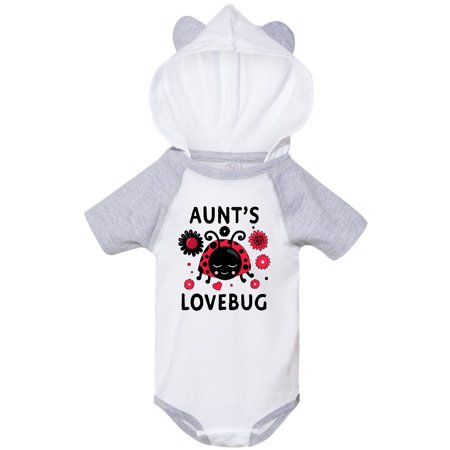 

Inktastic Valentine s Day Aunt s Lovebug Gift Baby Boy or Baby Girl Bodysuit