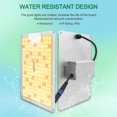 thumbnail image 3 of LED Grow Light W Full Spectrum Plant Lights for Indoor Plants with Thermometer Humidity Monitor Sunlike Growing Lamps xft Coverage Grow Light for Hydroponic Seedling Veg and, 3 of 8