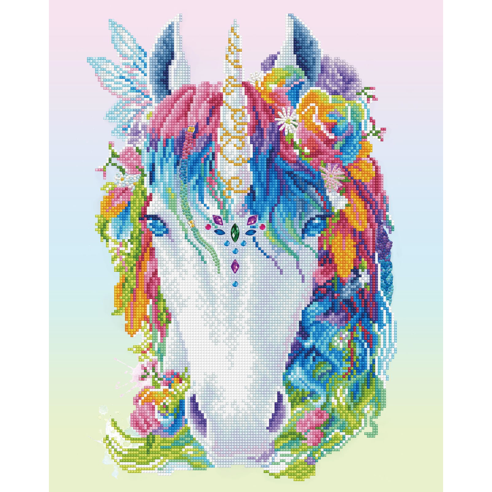 Diamond Dotz Mystic Unicorn Diamond Painting Kits for Adults - Diamond Art Kits a Relaxing Creative Craft Kit with Dotz Gems 16.1x20.1