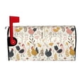 thumbnail image 2 of Lsque Cartoon Chickens Mailbox Cover Standard Size ,Magnetic Mailbox Covers Post Wraps Letter Box Cover -25.5x21 in, 2 of 9