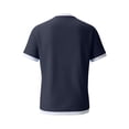 thumbnail image 3 of Camiseta Casual de Manga Corta con Cuello Tripulado 100% Fibra de Poliéster, Lavable en Máquina, Versátil para el Uso Diario, 3 of 6