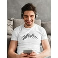 thumbnail image 2 of Cool Mountains Doodle Graphic T-Shirt Men -Image by Shutterstock, Male 4X-Large, 2 of 4