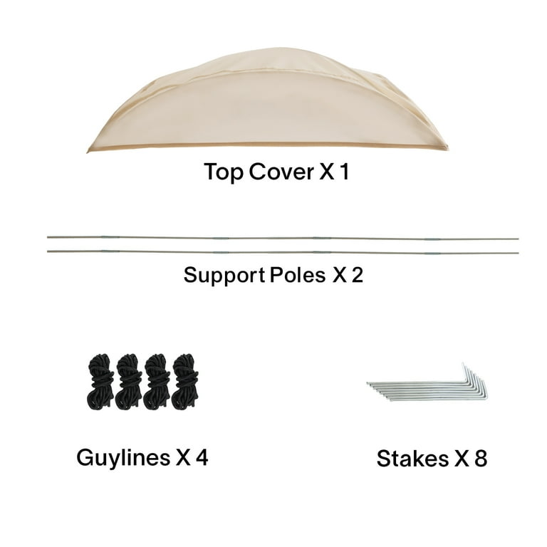 Eighteentek Vented Patio Pop Up Bubble Tent, Outdoor