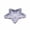 Five-pointed star, variant on Plastic Divided Candy Box Clear Compartment Snack Storage Organizer with Lid, Holiday Shape Treat Container for Kids Party Favors