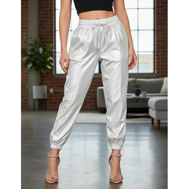Jogger elegante blanco chica