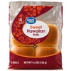 Great Value Sweet Hawaiian Rolls, 4.5 oz, 4 Count