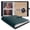 Blue, variant on RECUTMS Photo Album Hold 4x6 200 Photos Thick Leather Cover Picture Album with 30 Writing Paper Scrapbook Memory Book Birthday Anniversary (Blue)