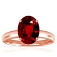 thumbnail image 1 of GemsNY July Birthstone - Traditional Oval Ruby Solitaire Ring (Grade - AAAA | 2.25cts.), 1 of 4