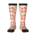 thumbnail image 2 of Picia Women Crew Soft Moisture-wicking Socks Strawberry Pattern Design Cotton Socks, One Size fit All, 2 of 9