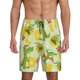 thumbnail image 1 of Balery Cartoon Dinosaurs Pantalones cortos de pijama de punto de algodón para hombre con cinturilla y bolsillos-X-Large, 1 of 6
