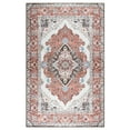 thumbnail image 5 of Softlife Ultra-Thin Chenille Vintage Area Rug Oriental Tribal Antique Carpet Boho Style, 5' x 8', Orange, 5 of 8