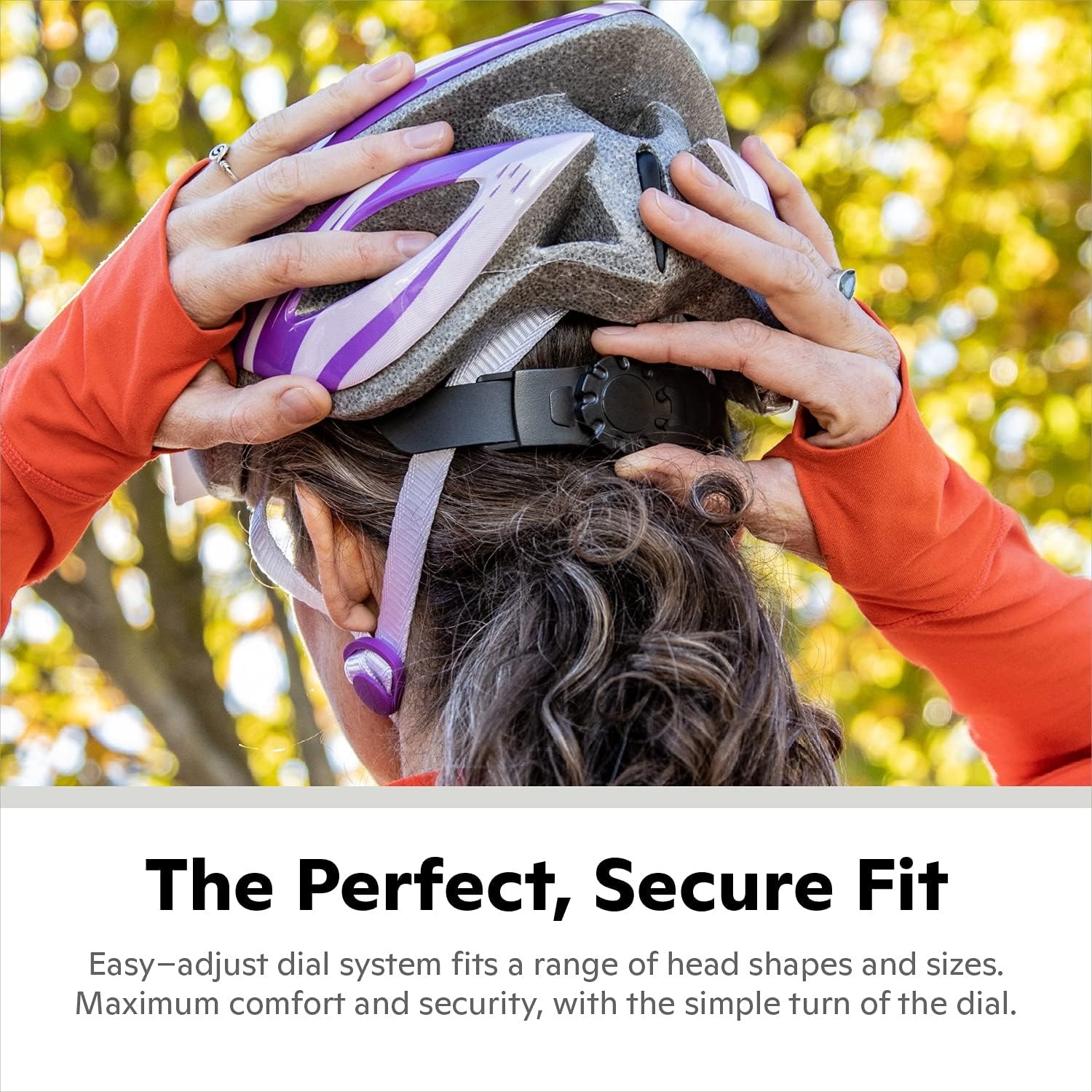 Helmet for Adults, Size 58-62 cm for Riders Ages 14+, Microshell, Adjustable Dial & Straps, Interior Padding, Air Vents, Lighted or Unlit, Visor, Adult Bike Helmet