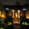 thumbnail image 6 of Kanstar Halloween Mini 2 Pack 40-Inch Solar Powered Vintage Street Lights,Solar Post Light for Garden Pathway Lawn, 6 of 7