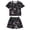 R72-Black, variant on RMGVDSD Boys Summer Pajamas Star Print Short Sleeve T Shirt And Shorts Soft Sleepwear For Kids Comfortable Nightwear Two Piece Outfit Fashion Clothes Outfits