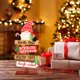 thumbnail image 4 of Adorno de árbol de Navidad de escritorio, placa de madera con texto en inglés "Merry Christmas", decoración navideña 2024 para el hogar, regalo de Año Nuevo 2024, 4 of 5
