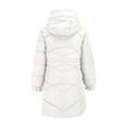 thumbnail image 5 of iHPH7 Long Puffer Coat Women Parkas for Women Warm Clothes for Women Warm Jackets for Women Womens Winter Clothes Hooded Puffer Jacket Women Puffer Jacket Womens White XXL, 5 of 9